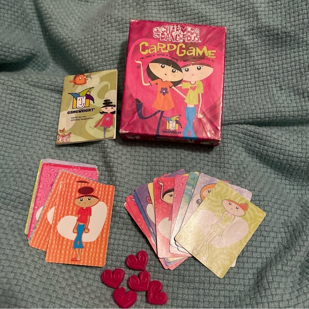 Vintage She’s Charmed & Dangerous Card Game 2001 Gamewright Glamor Girl